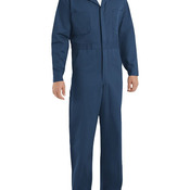 Button-Front Cotton Coverall - Tall Sizes